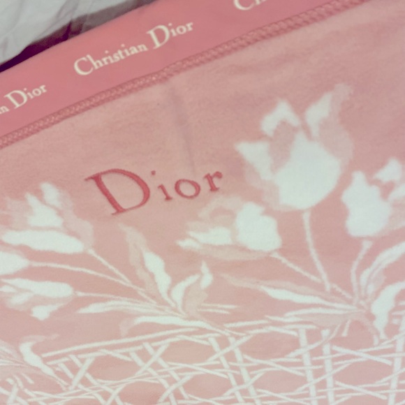 Dior Bedding Christian Dior Vintage Cotton Baby Blanket Poshmark
